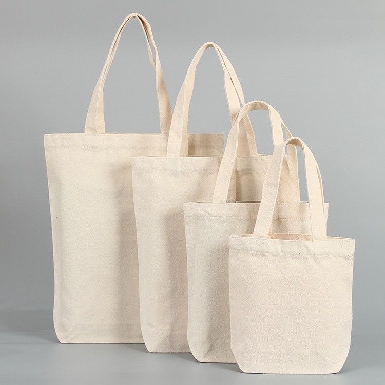 Logo personnalisé Accepté Eco Friendly Heavy Duty Canvas Shopping Tote Bag avec poche