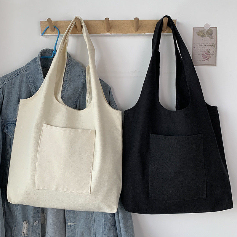 Logo personnalisé Sac de magasinage en toile Sac à main en coton biologique et le dernier style à la mode
