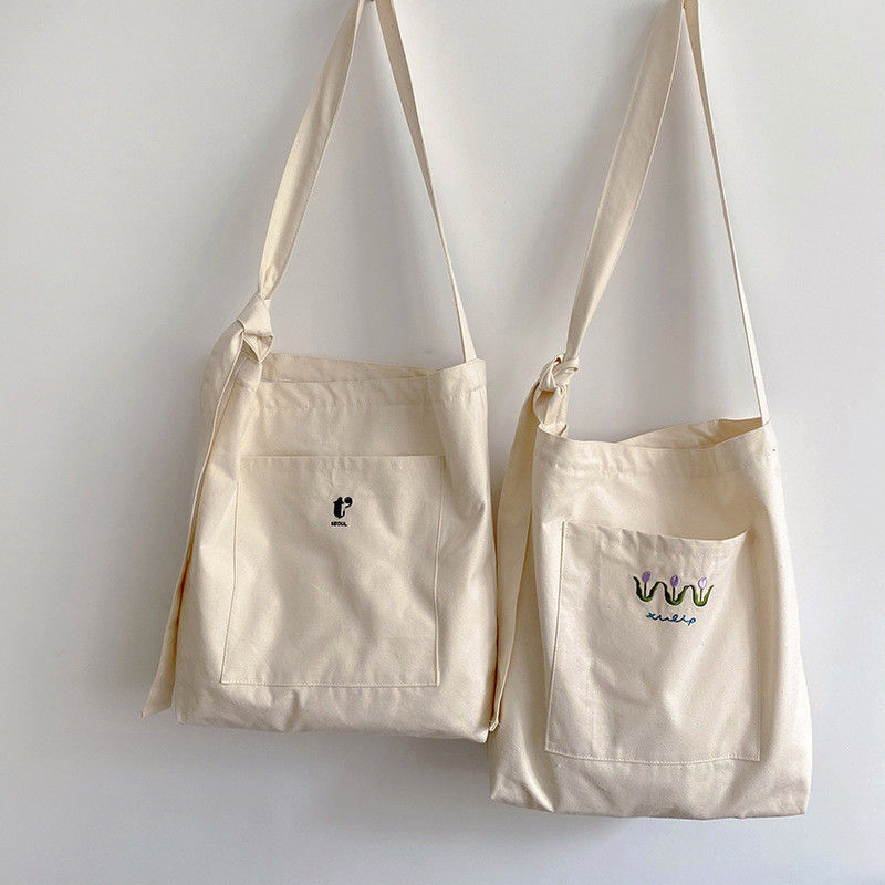 Sacs à main en coton écologique de taille moyenne