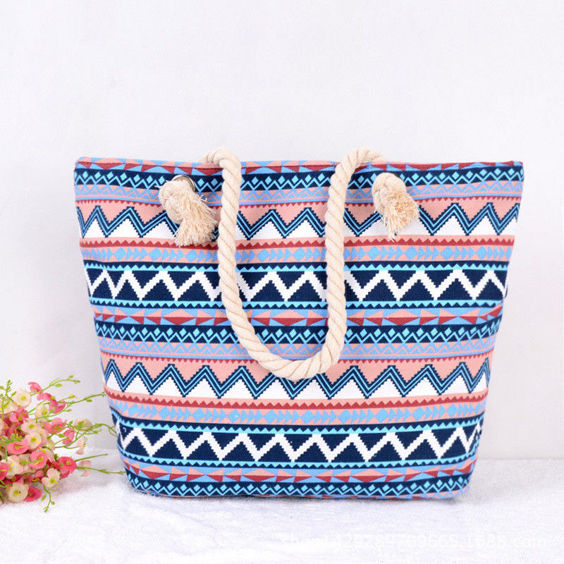 Le dernier style de mode 2022 Sac à plage imprimé par sublimation pour femmes Aucune décoration