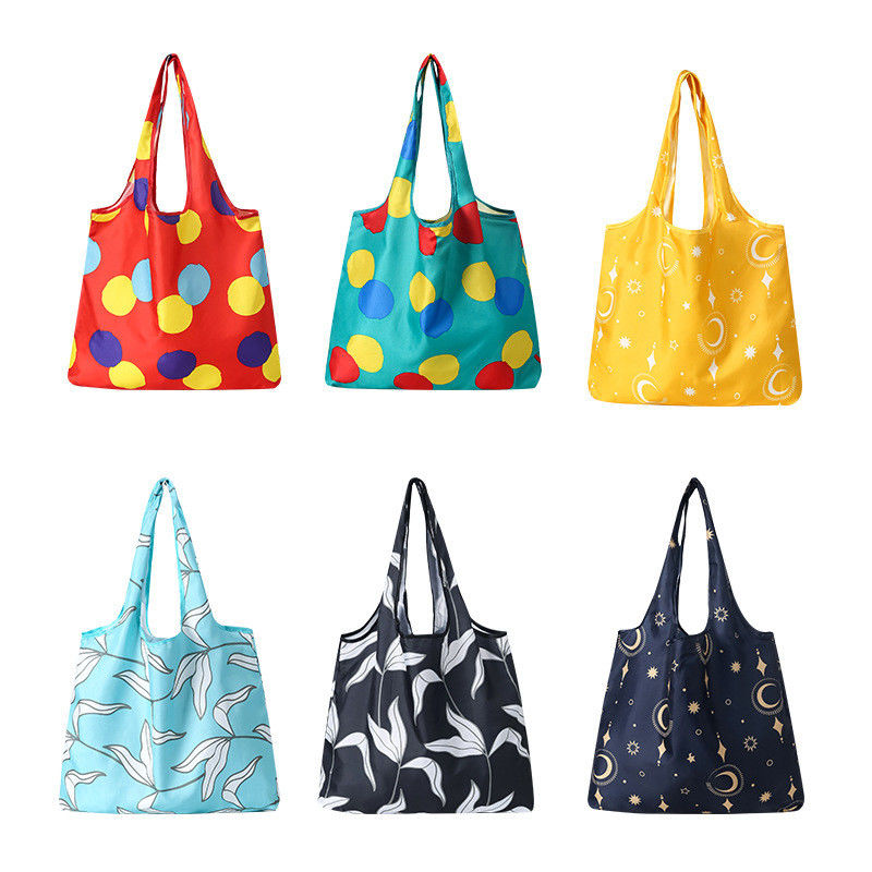 Supermarché Shopping Sac à main pliable réutilisable Vie scolaire quotidienne Acceptable