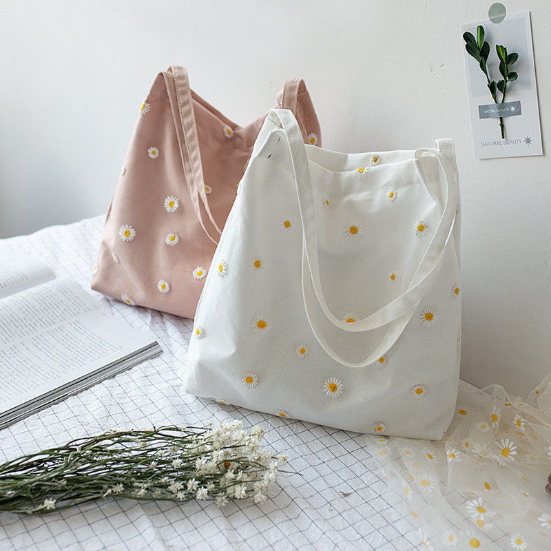 OEM/ODM Accepté Logo personnalisé directement brodé Sac à dos en coton de taille moyenne