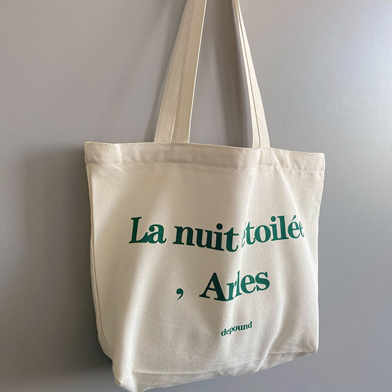 Logo personnalisé Taille lavable sac à main en toile pour les dernières occasions à la mode
